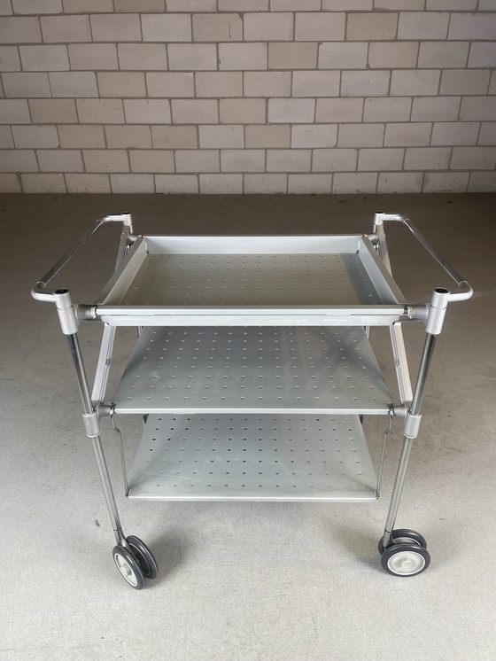 Image 1 of Kartell Oxo Serveerwagen/Trolley By Antonio Citterio (Blauw)