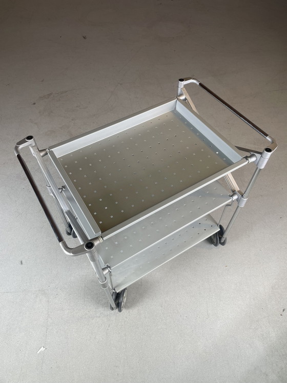 Image 1 of Kartell Oxo Serveerwagen/Trolley By Antonio Citterio (Blauw)