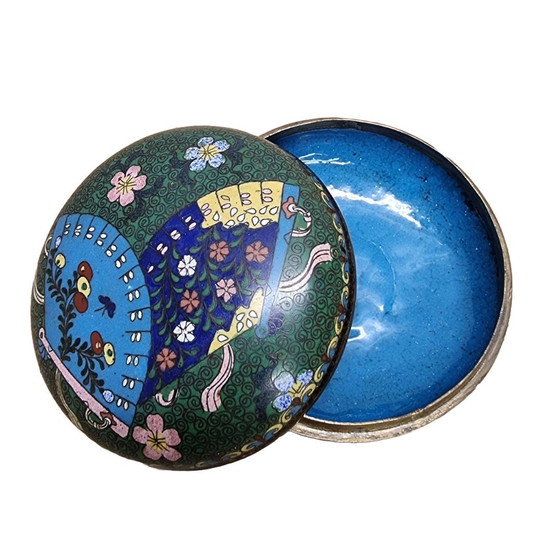 Image 1 of Japanse Cloisonné Meiji Periode Eind 19De Eeuw