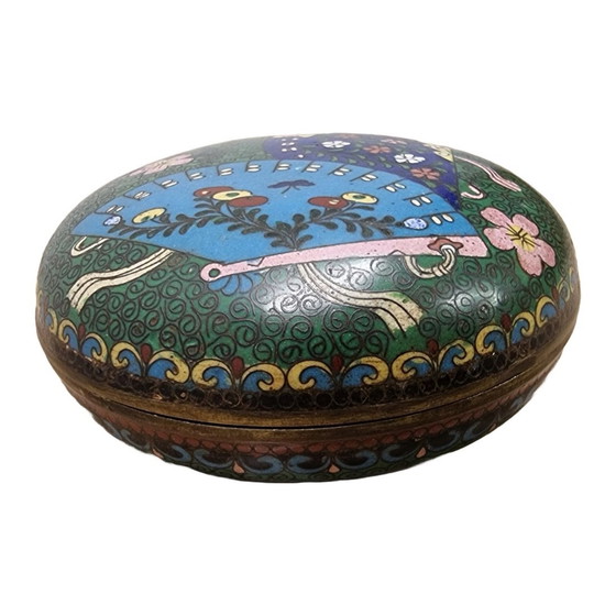 Image 1 of Japanse Cloisonné Meiji Periode Eind 19De Eeuw