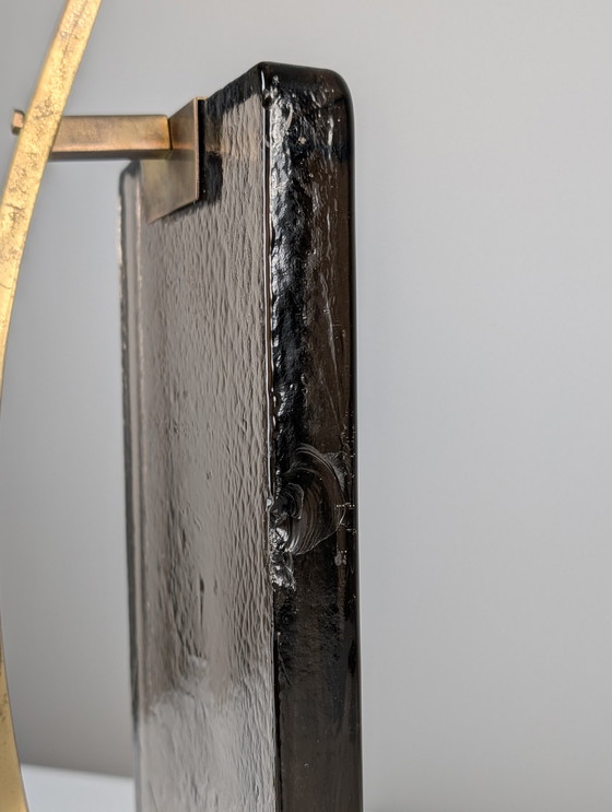 Image 1 of Pietro Chiesa Tafellamp Voor Fontana Arte In Glas En Messing