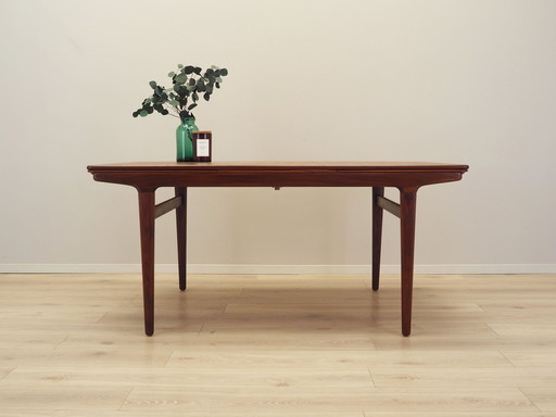 Teakhouten tafel, Deens ontwerp, 1970S, Ontwerper: Johannes Andersen