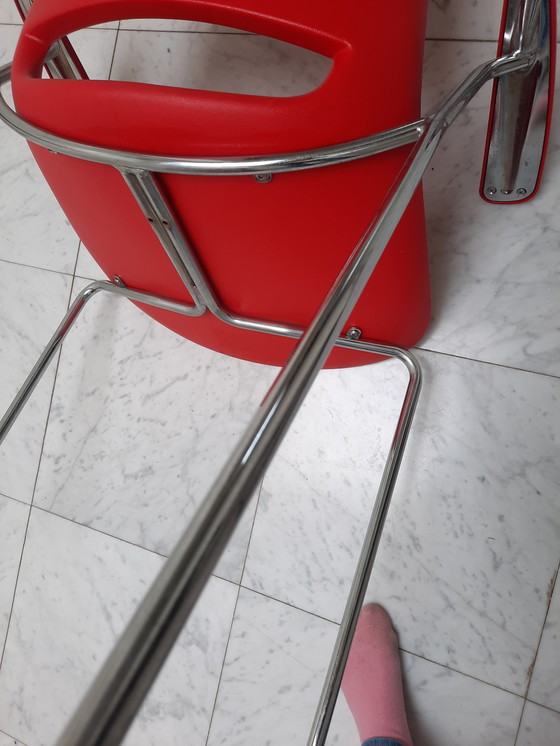 Image 1 of Arper Palm Stoel Rood