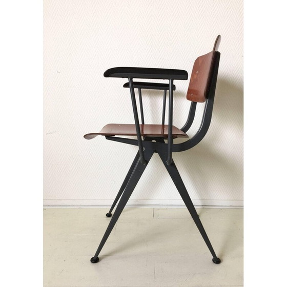 Image 1 of Vintage industriële fauteuil - jaren 1950