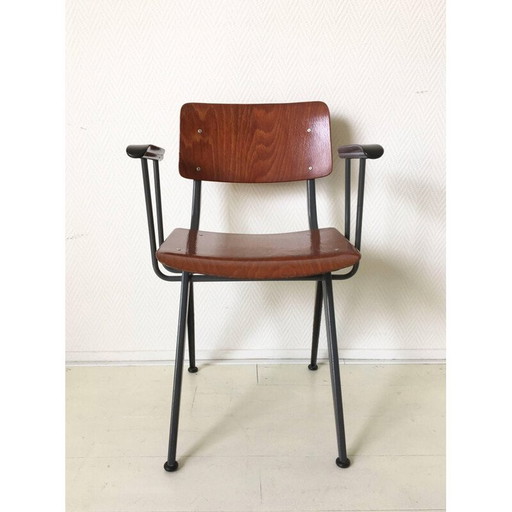 Vintage industriële fauteuil - jaren 1950