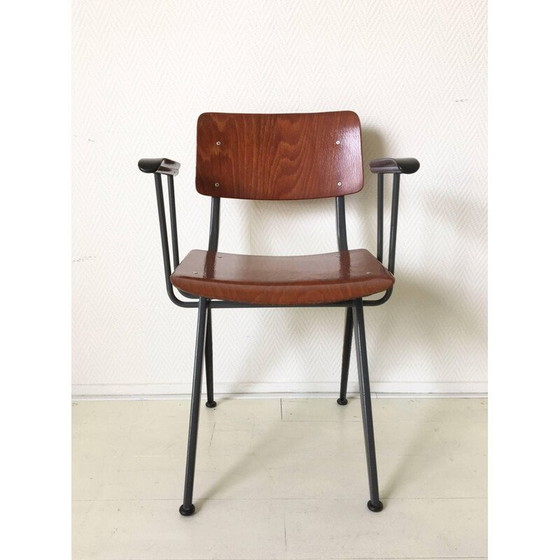 Image 1 of Vintage industriële fauteuil - jaren 1950