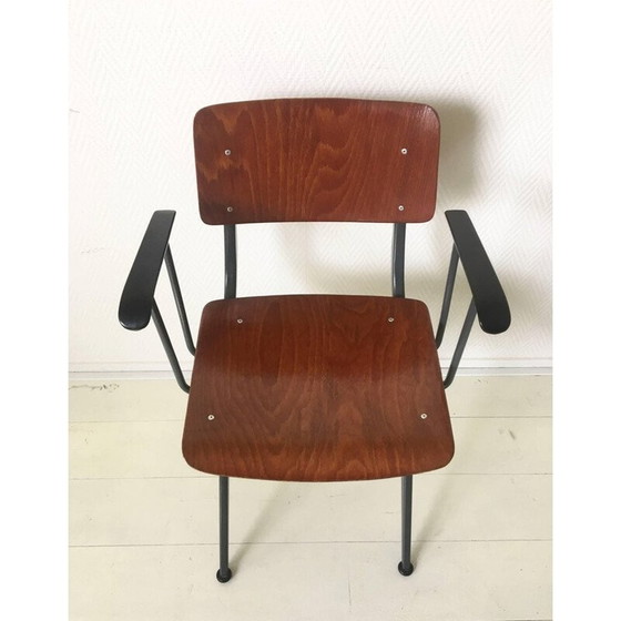 Image 1 of Vintage industriële fauteuil - jaren 1950