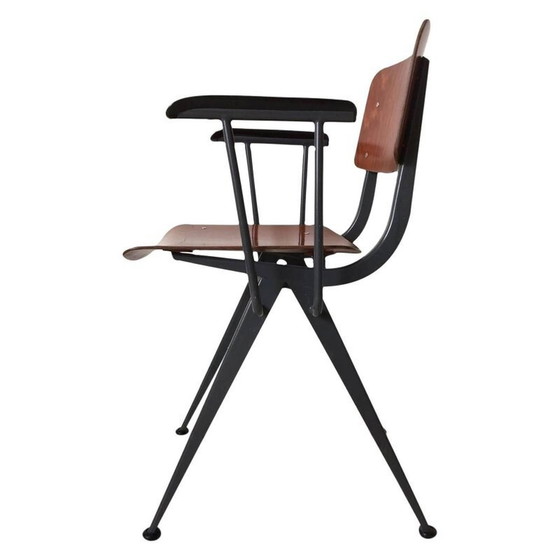 Image 1 of Vintage industriële fauteuil - jaren 1950