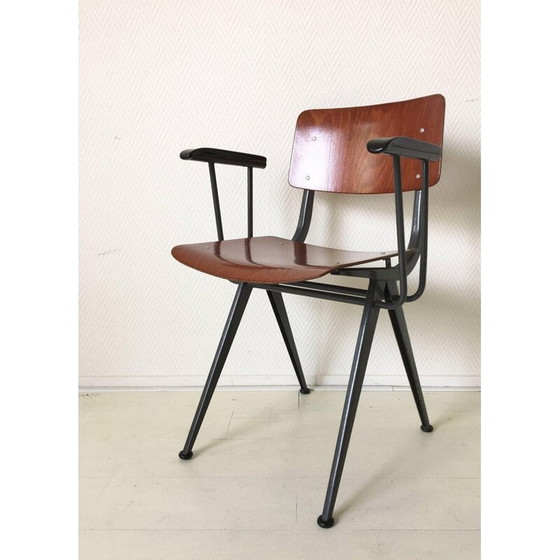 Image 1 of Vintage industriële fauteuil - jaren 1950