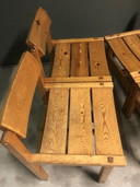 4x Stange Bruk stoelen van Edvin Helseth