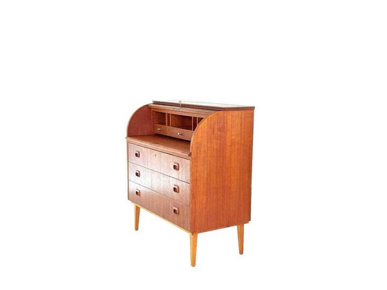 Image 1 of Vintage Deense Secretaire Van Egon Ostergaard Voor Svensk Mobelindustri