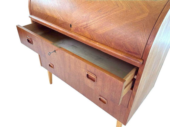 Image 1 of Vintage Deense Secretaire Van Egon Ostergaard Voor Svensk Mobelindustri