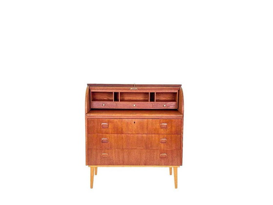 Image 1 of Vintage Deense Secretaire Van Egon Ostergaard Voor Svensk Mobelindustri