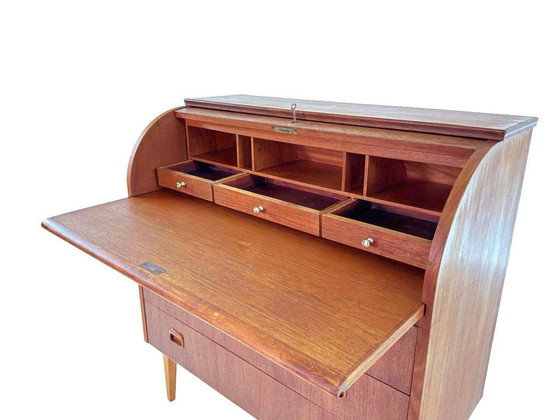 Image 1 of Vintage Deense Secretaire Van Egon Ostergaard Voor Svensk Mobelindustri