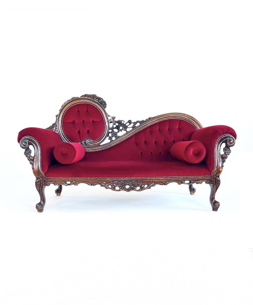 Versailles Chaise Lounge Velvet