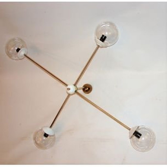 Image 1 of Vintage minimalistische kroonluchter 1960