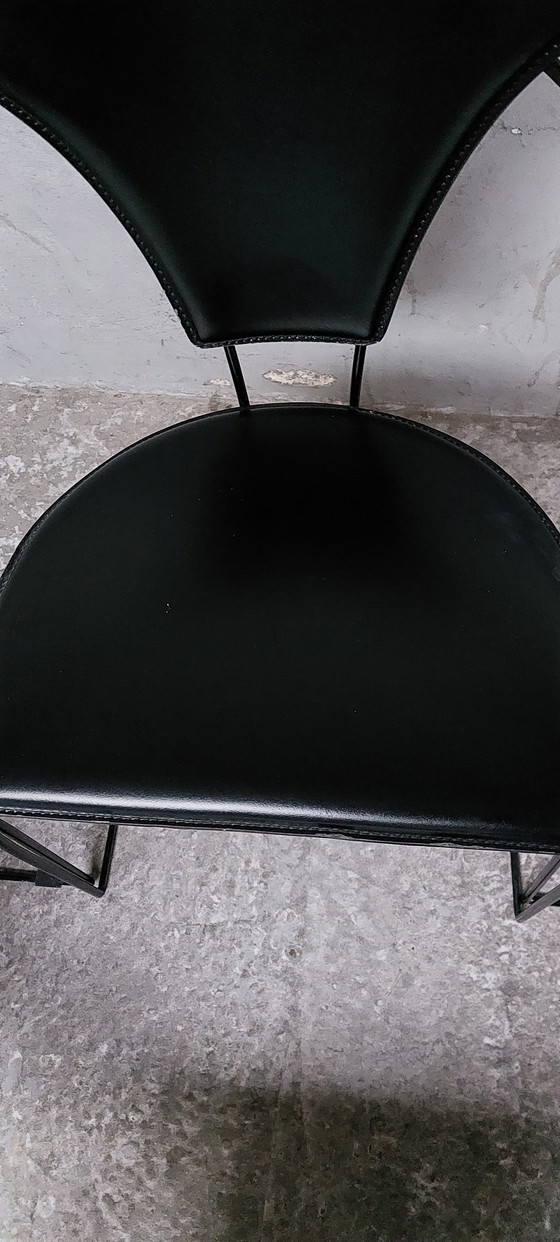 Image 1 of Set van 4 arrben dining chairs