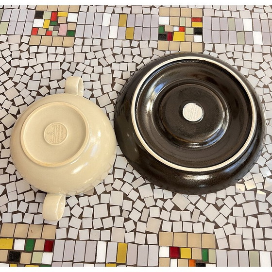 Image 1 of Vintage Terra Campagna soepkom door W. Karnagel voor Rosenthal Studio-line, Duitsland 1970