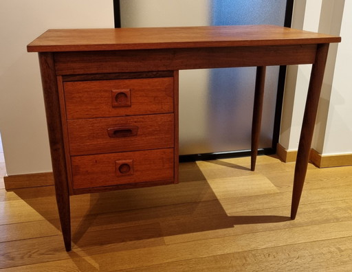 Vintage Deens Bureau In Teak