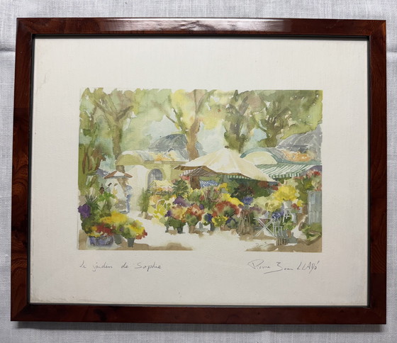 Image 1 of Aquarel Van Pierre Jean Llado