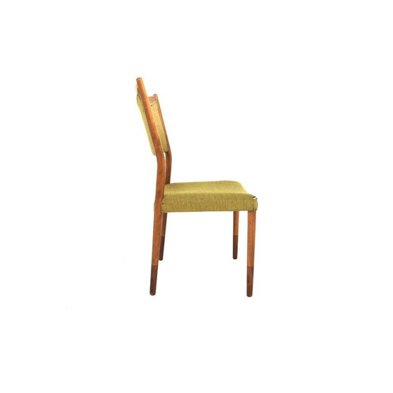 Image 1 of Set van 4 vintage beuken stoelen voor Treman, Zweden 1960