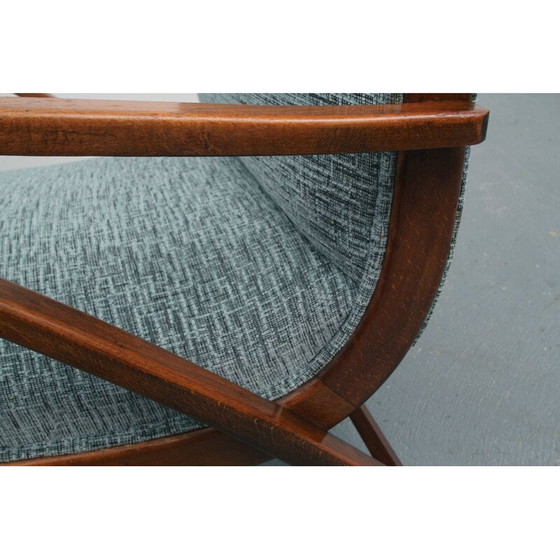 Image 1 of Vintage fauteuil in licht mint 1950