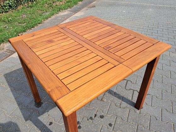 Image 1 of Privilege outdoor teakhouten uitschuifbare tafel 134 cm maximaal