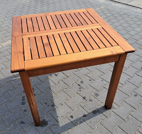 Image 1 of Privilege outdoor teakhouten uitschuifbare tafel 134 cm maximaal