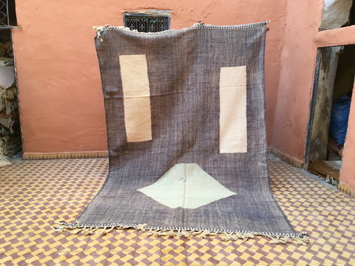 Kelim Boujaad Berber Tapijt 306 X 204 Cm