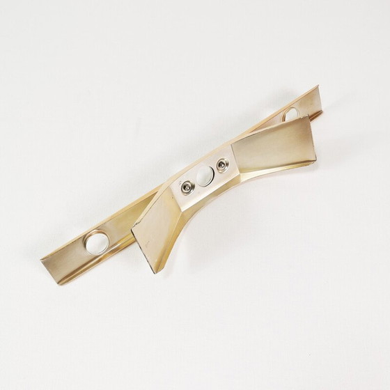 Image 1 of Vintage verzilverde metalen kandelaar van Kurt Radke voor Wmf, Duitsland 1960