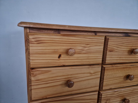 Image 1 of Vintage Grenen Apothekerskastje Commode