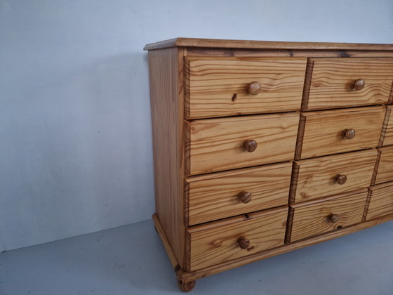 Image 1 of Vintage Grenen Apothekerskastje Commode