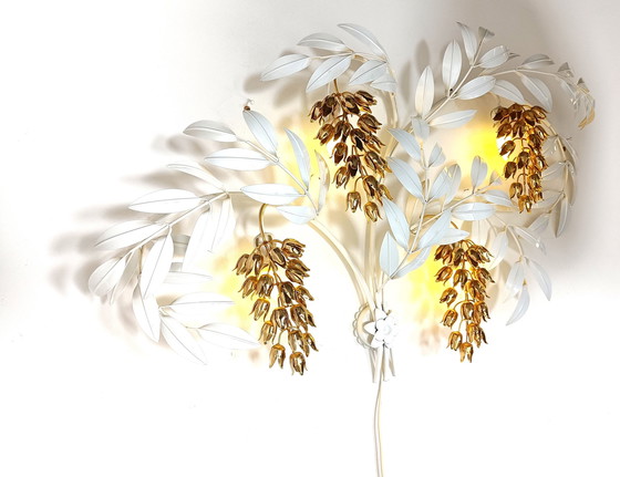 Image 1 of Vintage tulp wandlamp