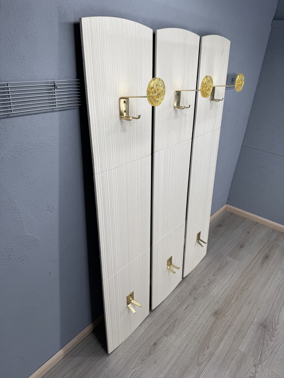 Image 1 of Vintage Mid-Century Wand Kapstok 