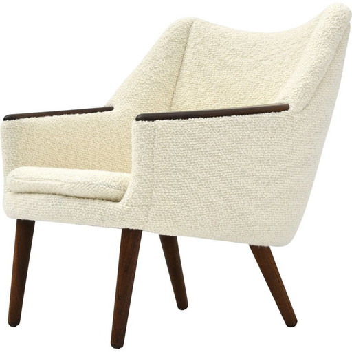 Vintage fauteuil model 58 van Kurt Østervig voor Henry Rolschau Mobler, Denemarken 1950