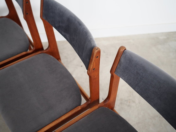 Image 1 of Set van zes teakhouten stoelen, Deens ontwerp, 1960S, Productie: Denemarken