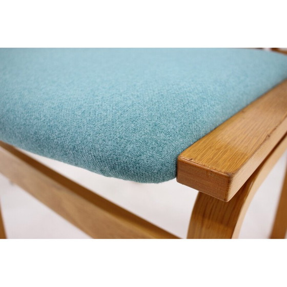 Image 1 of Set van 6 vintage stoelen van gebogen hout, Denemarken 1960