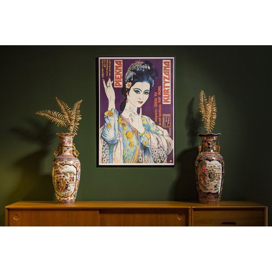 Image 1 of Vintage poster van film Courtesan, Polen 1984