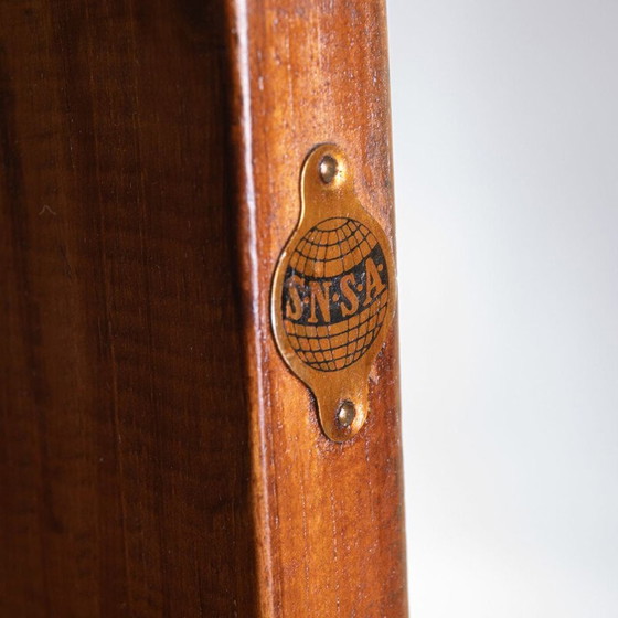 Image 1 of Vintage grenenhouten scheidingswand van Baumann, 1940