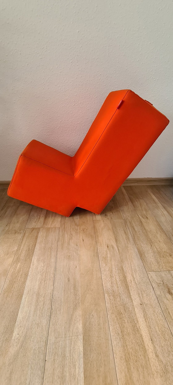 Image 1 of 2x Lümmel kruk/stoel oranje