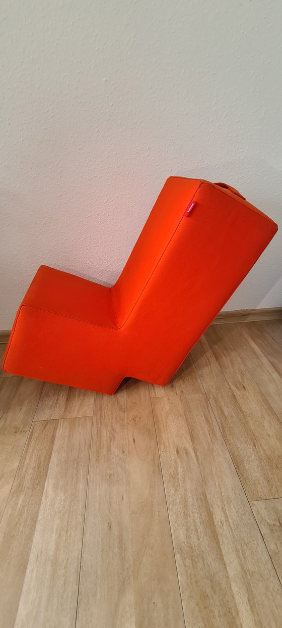 Image 1 of 2x Lümmel kruk/stoel oranje