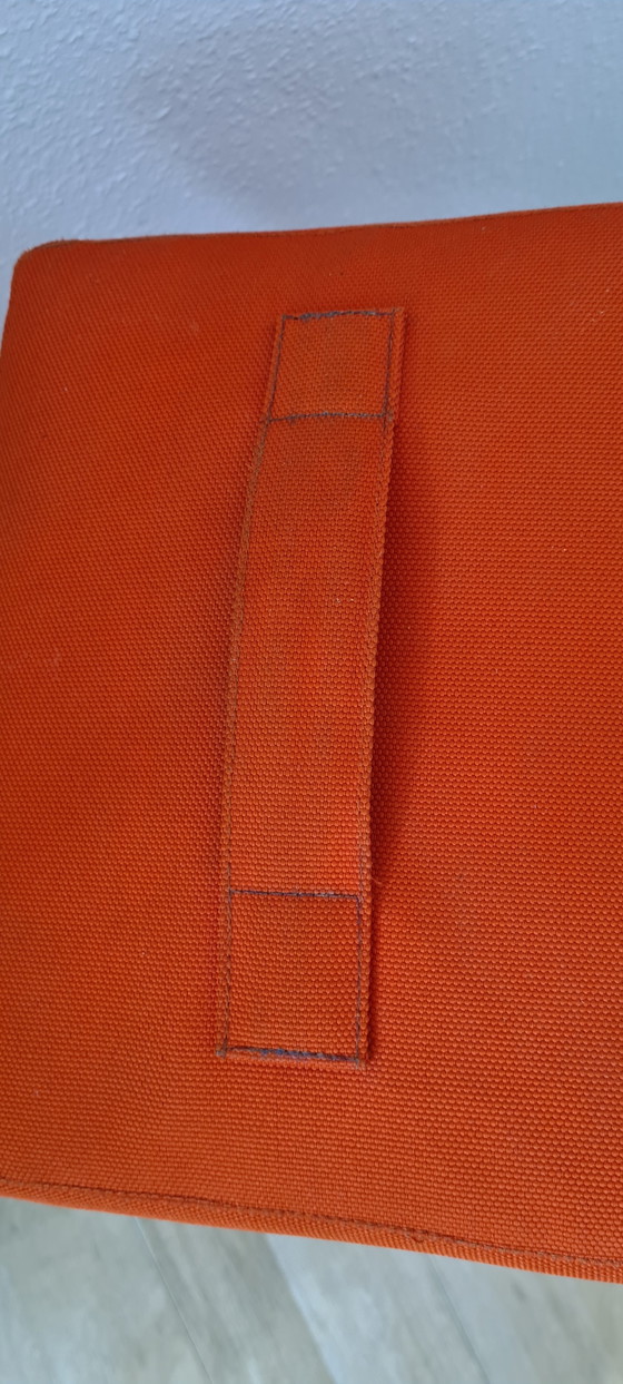 Image 1 of 2x Lümmel kruk/stoel oranje