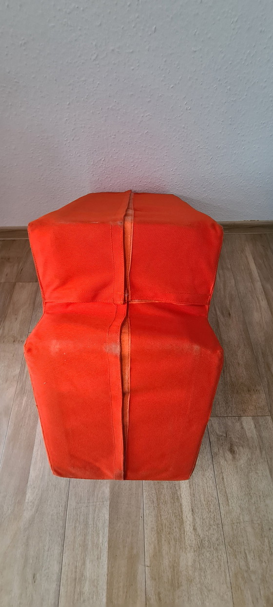 Image 1 of 2x Lümmel kruk/stoel oranje