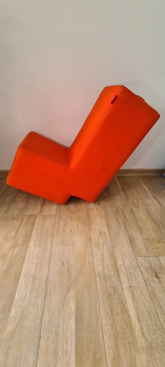 Image 1 of 2x Lümmel kruk/stoel oranje