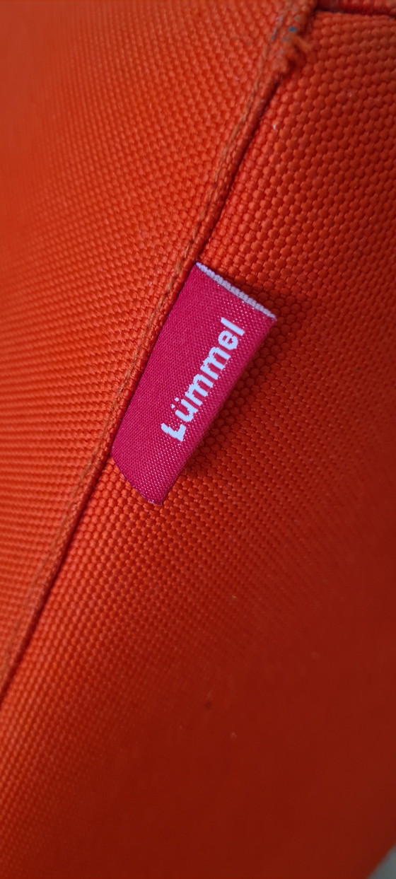 Image 1 of 2x Lümmel kruk/stoel oranje