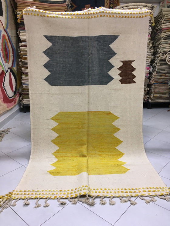 Image 1 of Kelim Boujaad Berber vloerkleed 2m54 x 1m58