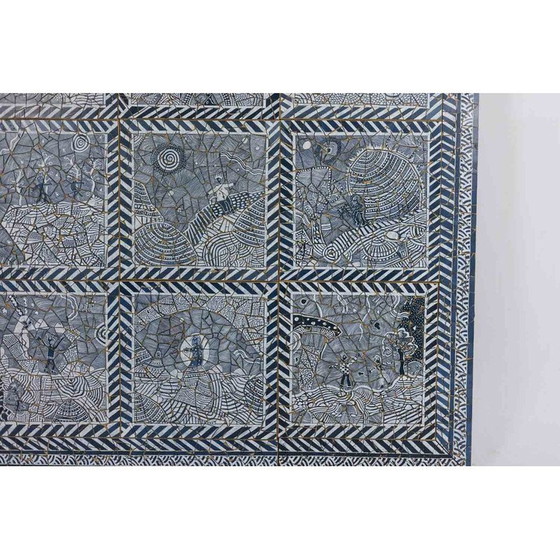 Image 1 of Vintage acryl op vinyl door Guillaume Siméon