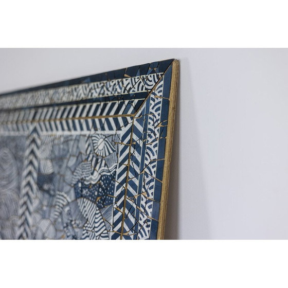 Image 1 of Vintage acryl op vinyl door Guillaume Siméon