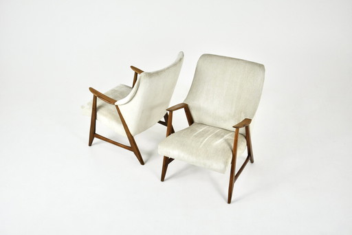 Paar Scandinavische fauteuils, 1960