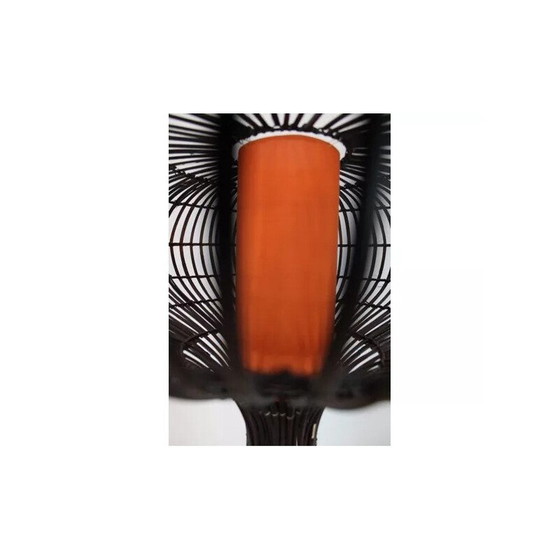 Image 1 of Vintage paddestoel vloerlamp in rotan, 1960-1970